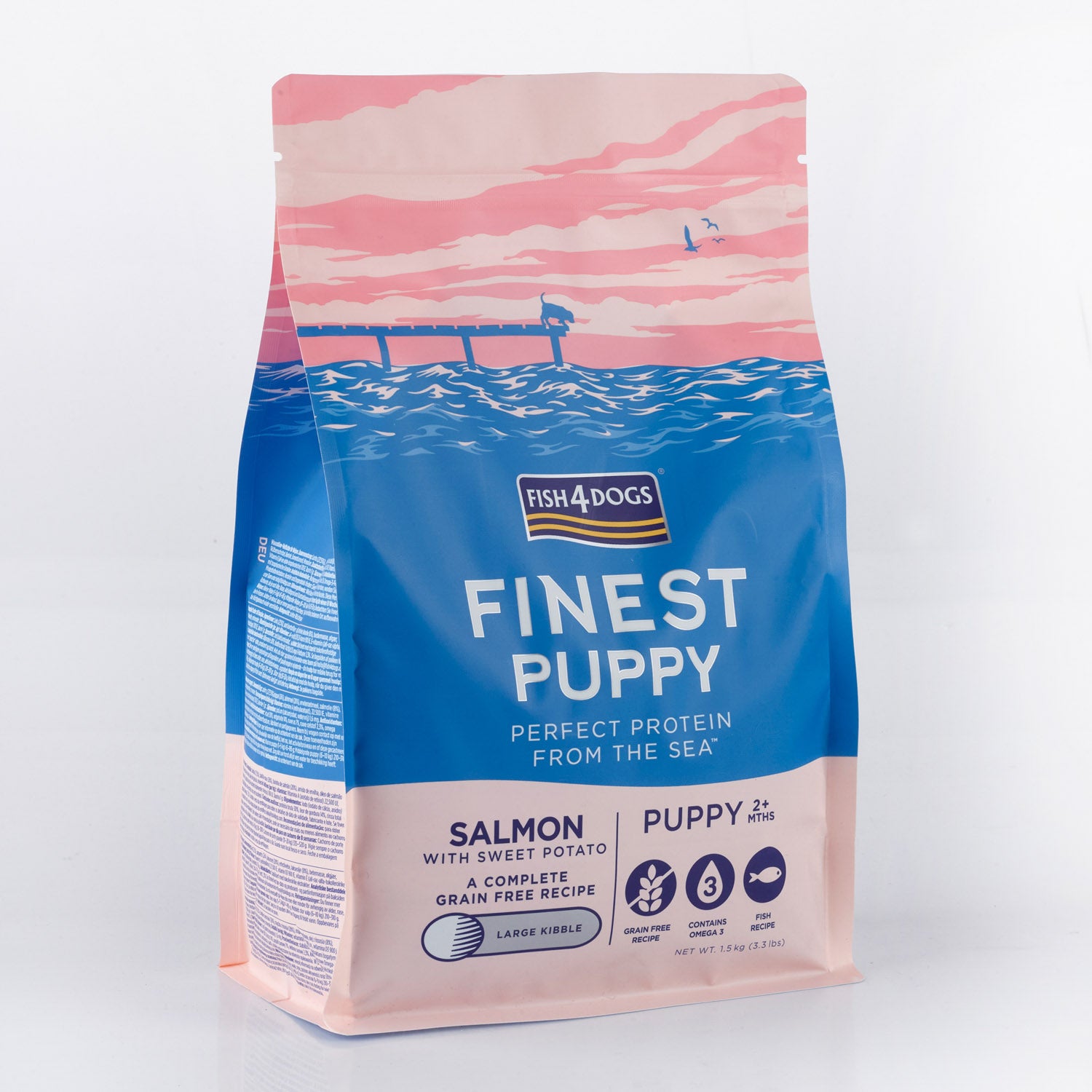 Fish4dogs Pienso Para Cachorro Sin Cereales – Salmón Y Boniato 1,5 Kg_3
