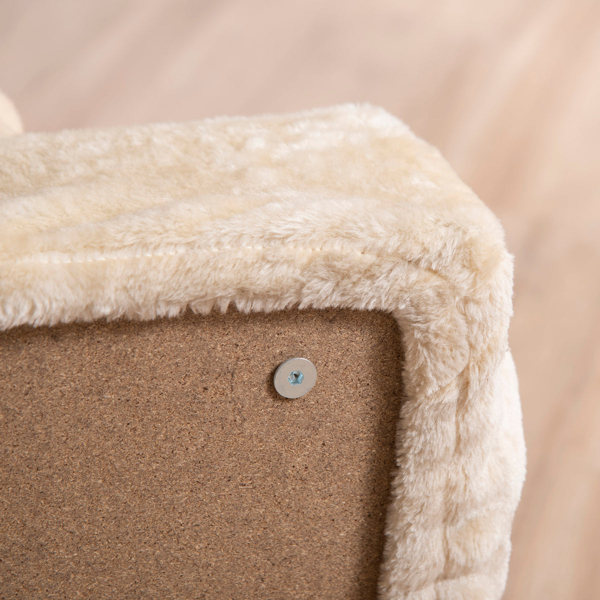 Pawhut Escalera Para Mascotas De 4 Peldaños Con Funda Extraíble 60x35x44cm Beige_4
