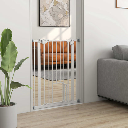 Pawhut Barrera De Seguridad De Perros Escaleras Puertas 74-80 Cm Altura 91,4 Cm_1