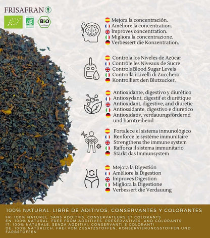 Té Negro Canela Ecológico Pirámides | Calidad | Frisafran 30 Uds_2