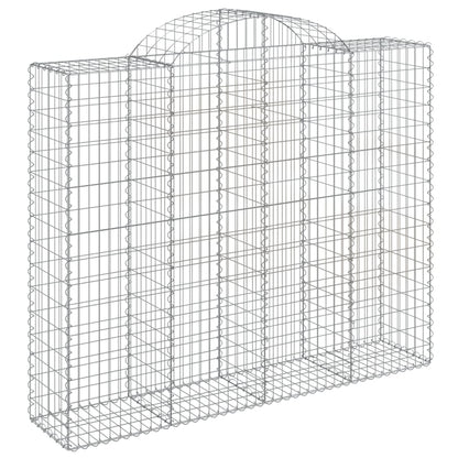 Cestas Gaviones 11 Uds Forma De Arco Hierro 200x50x160/180 Cm_2