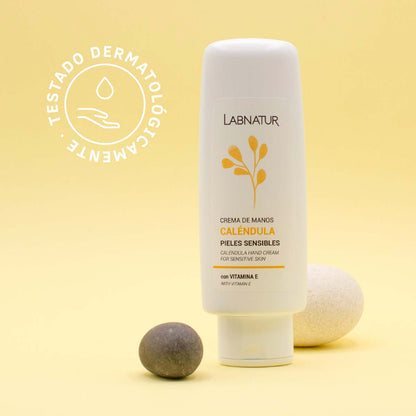Crema de Manos de Caléndula Labnatur 100 ml | Almendras Dulces, Camomila y Karité | Piel Sensible | Vegano_2
