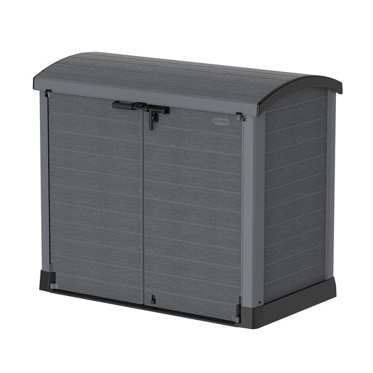 Arcón Cubre Cubos Exterior 1200 L Pvc Gris Antracita_0