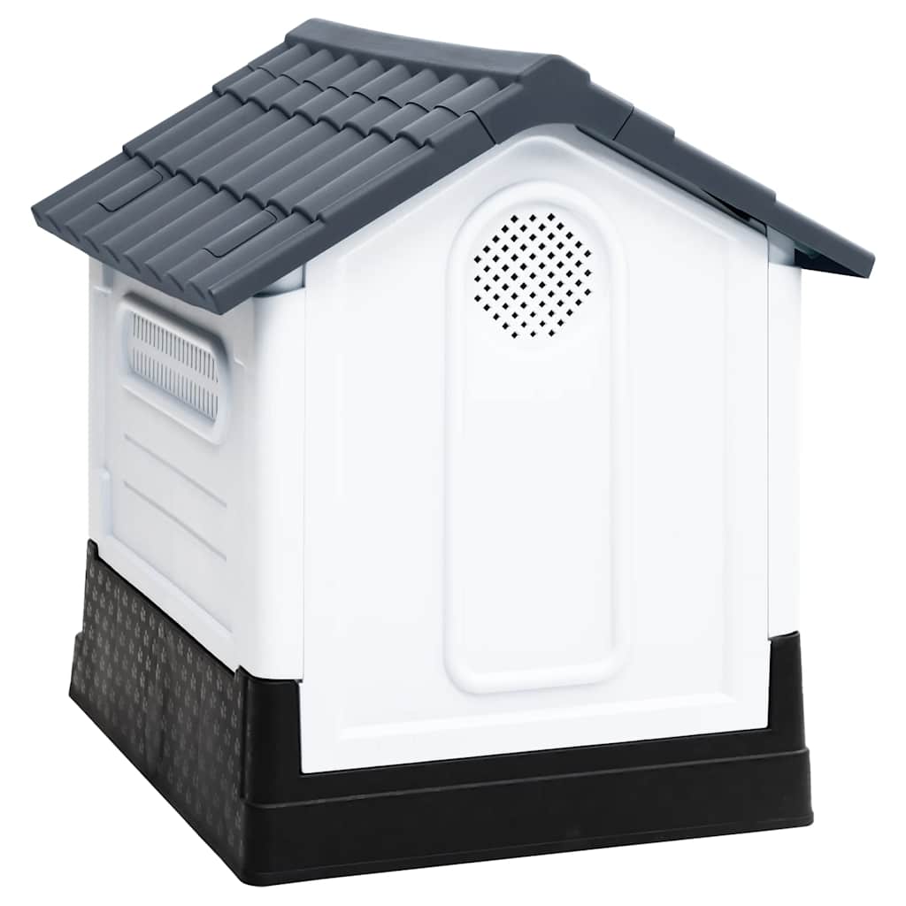 Casa Para Perro Gris 57x68x66 Cm Polipropileno_3