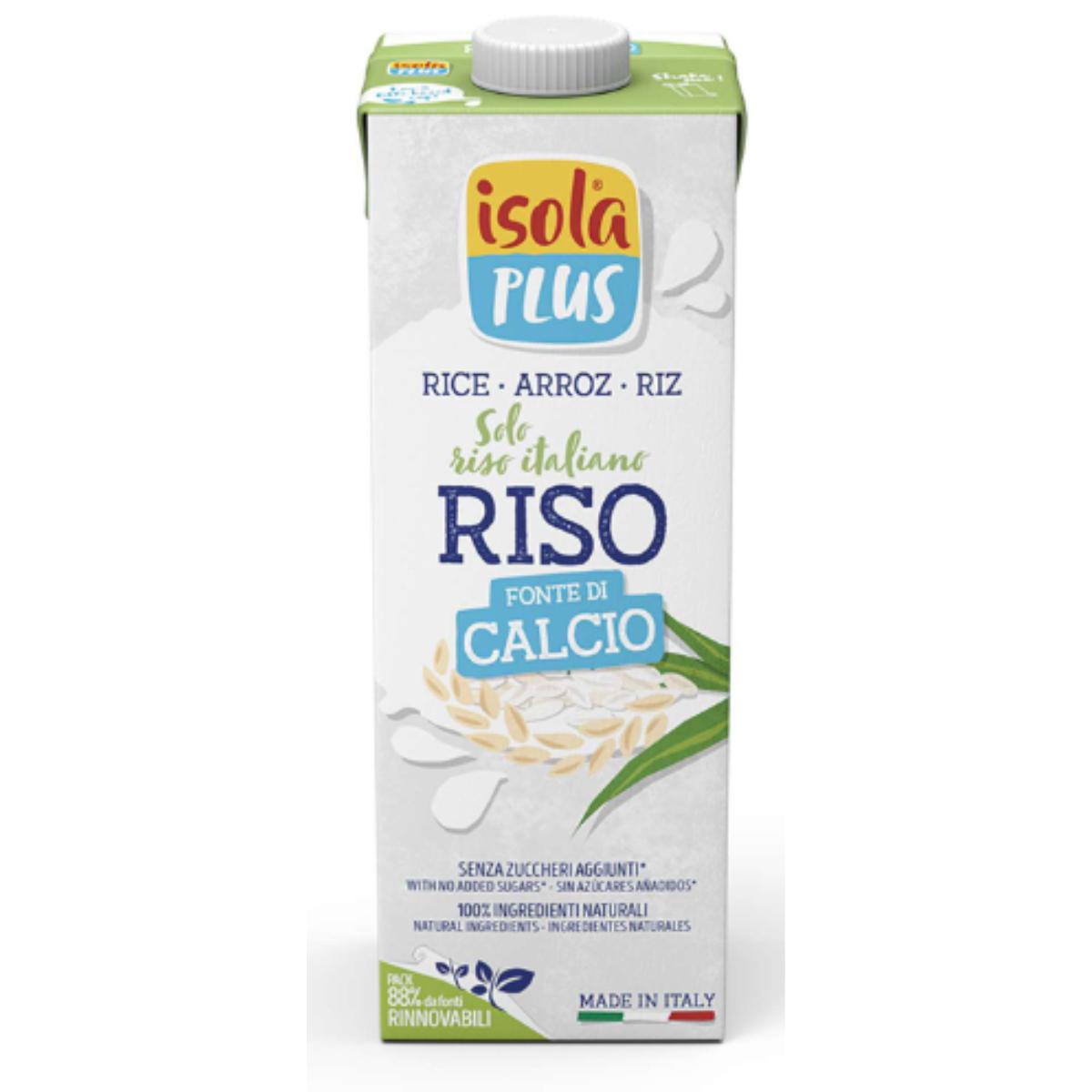 Bebida vegetal de arroz con calcio 1L