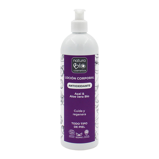 Loción corporal antioxidante Aloe Açai Bio 500 ml NaturaBIO