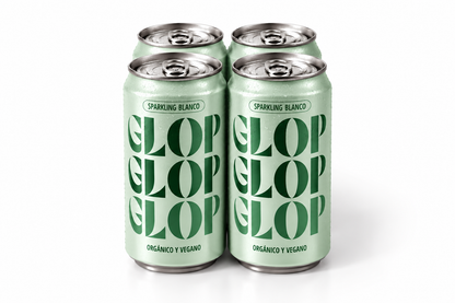 Pack 4 Latas Vino Espumoso Blanco Eco Vegano Lata 200ml_0