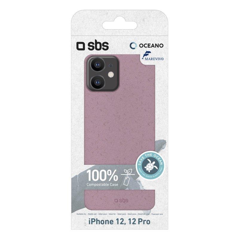Funda ecológica para iPhone12 / iPhone 12 Pro, rosa SBS