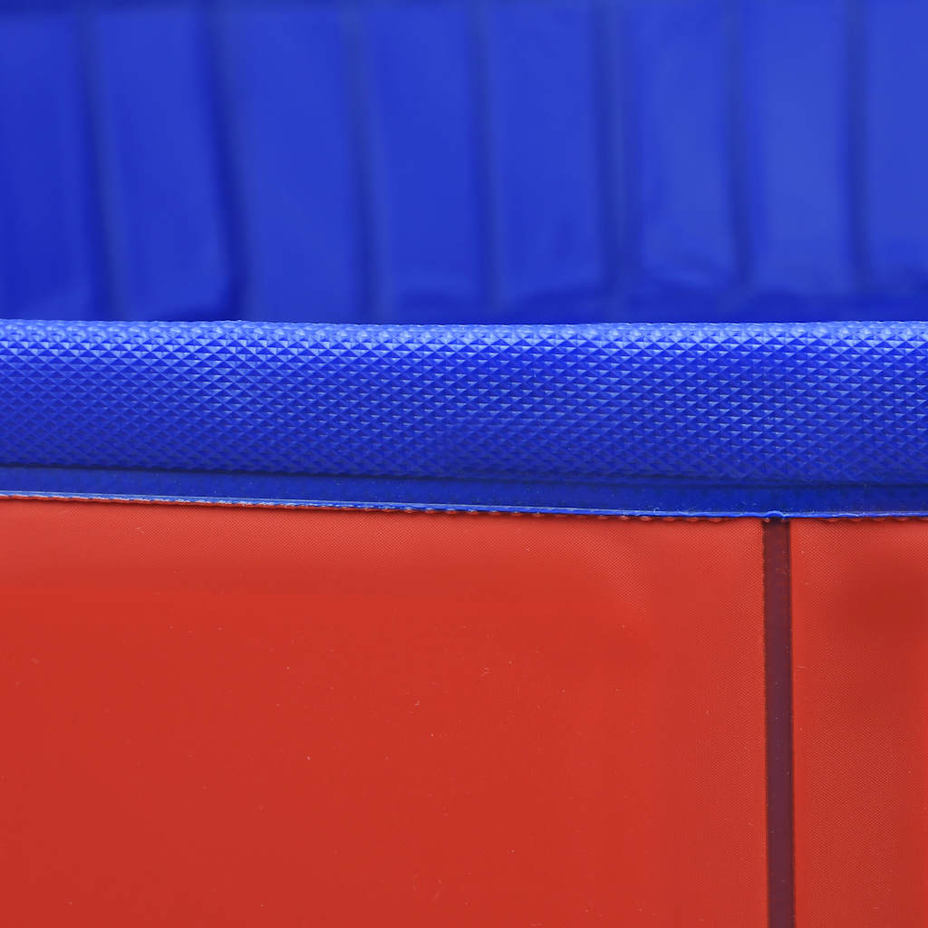 Piscina Para Perros Plegable Pvc Rojo 200x30 Cm_5