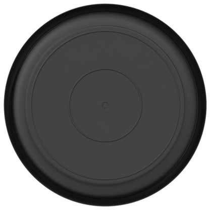 Bandeja Redonda Para Flores 6 Uds. Negro Ø 17,5 X 2 Cm Plástico_5