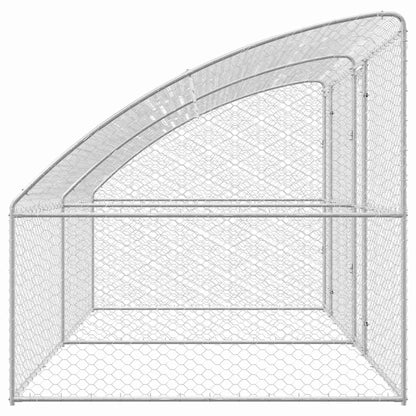 Refugio Para Perros 2 Pcs Plateado 4 X 2 X 2 M_4