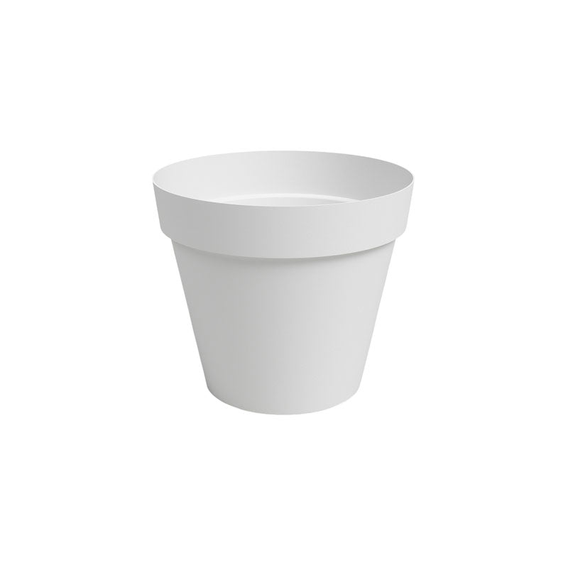 Maceta Plástico Capri Blanca 18 Cm ⌀ X 15,7 Cm Artevasi_0