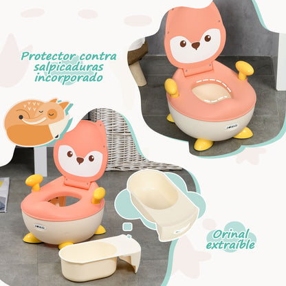 Zonekiz Orinal Infantil Para Bebé De 6-36 Meses Wc Aprendizaje 4,5x35x23 Cm Rosa_5