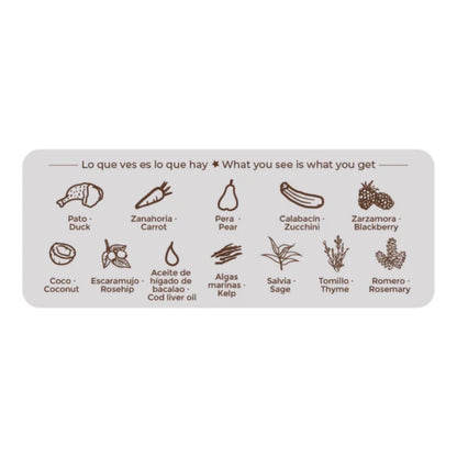 Comida húmeda Barf perros Sublime de pato BIO Puromenu 400 g
