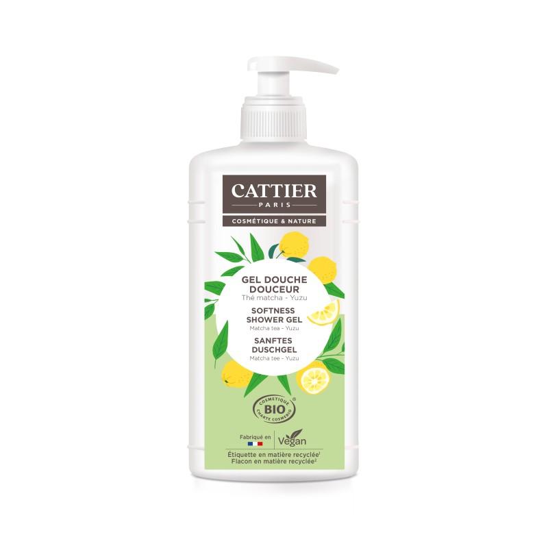 Gel de ducha suavizante te matcha-yuzu Cattier 1 l