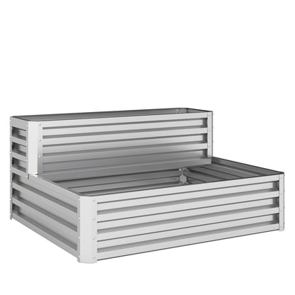 Jardinera Outsunny Acero Galvanizado Plata 120x101x58 Cm_0