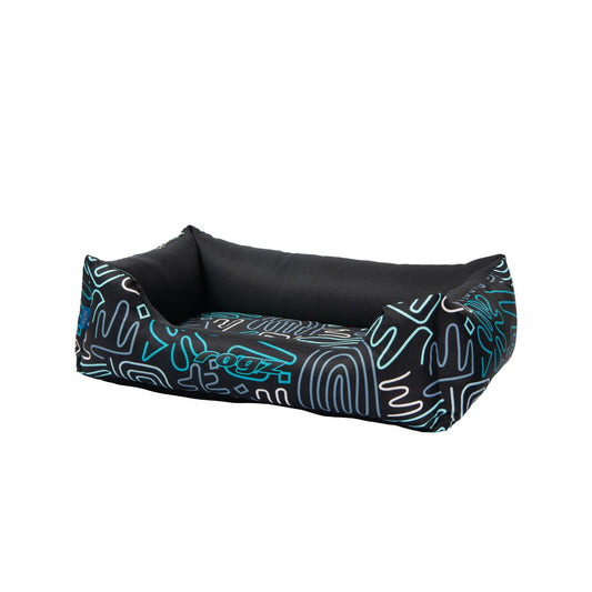 Cama Para Perro Rogz Graphix 90x59x29cm Estampado Doodle Talla L (21-40kg)_0