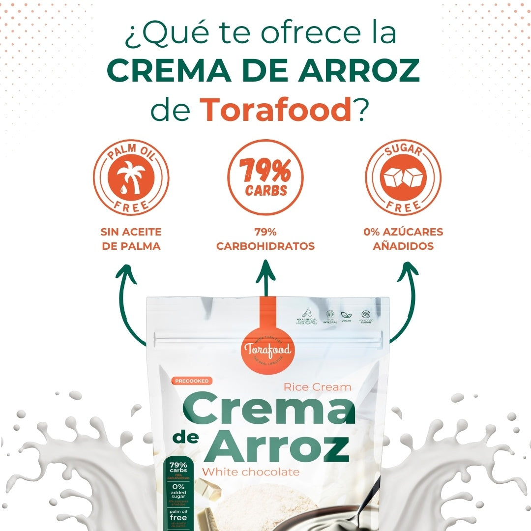 Crema De Arroz Choco Blanco Torafood 1kg
