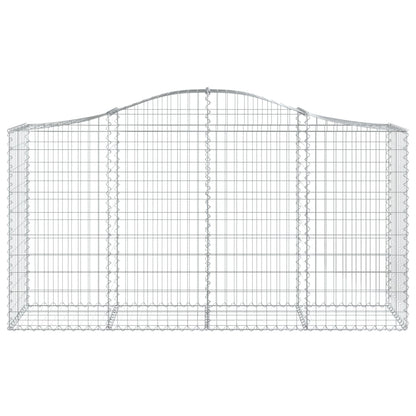 Cestas De Gaviones 4 Uds Forma De Arco Hierro 200x50x100/120cm_3