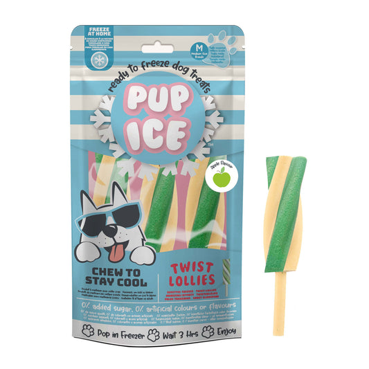 3 Helados Snack Pup Ice Twist Sabor Manzana 2 X 102g_0