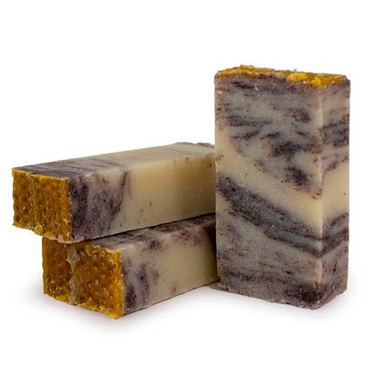 5 Jabón Natural Miel Y Propóleo. Ideal Para Higiene De Zona Íntima. Para Piel Sensible, Seca Y Apagada. Mejora El Acné_0
