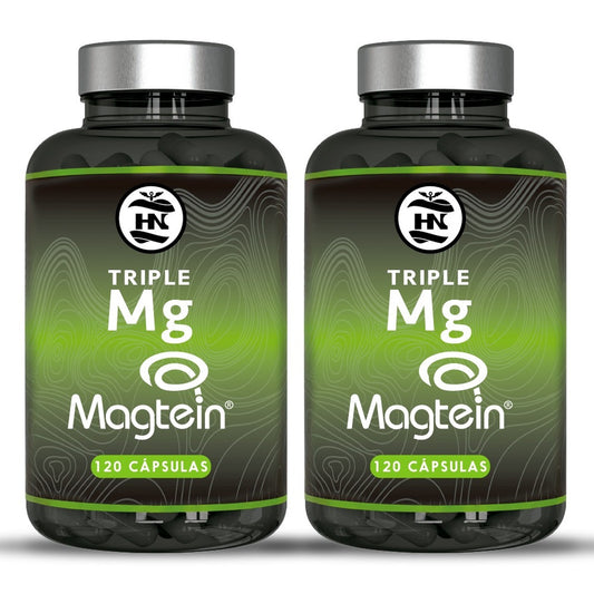Pack 2 X Triple Magnesio Complex Premium Con Magtein® - 210 Mg De Magnesio - 2 X 120 Cápsulas_0