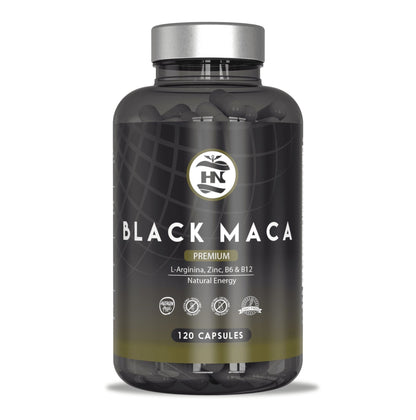 Maca Negra Andina Peruana Con L Arginina, 120 Capsulas, Para Máxima Energía Y Rendimiento Con Vitaminas B6/b12_0
