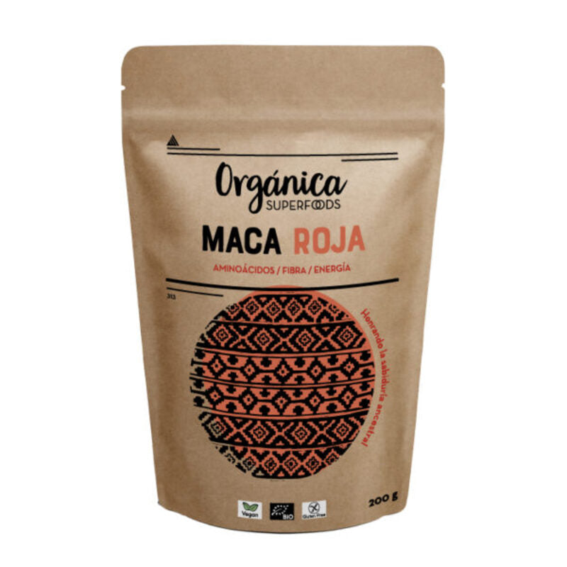 Maca Roja Bio Raw De Perú 200g - Orgánica Superfoods_0