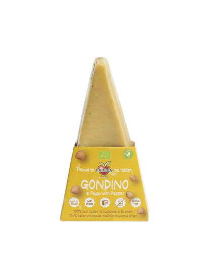 Cuña De Queso Vegetal Estilo Parmesano Con Pimienta Negra Gondino 150g_0