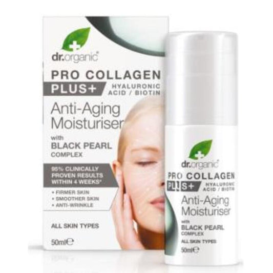 Crema Facial Antiedad Pro Collagen Plus Perla Negra Dr. Organic 50 ml_0