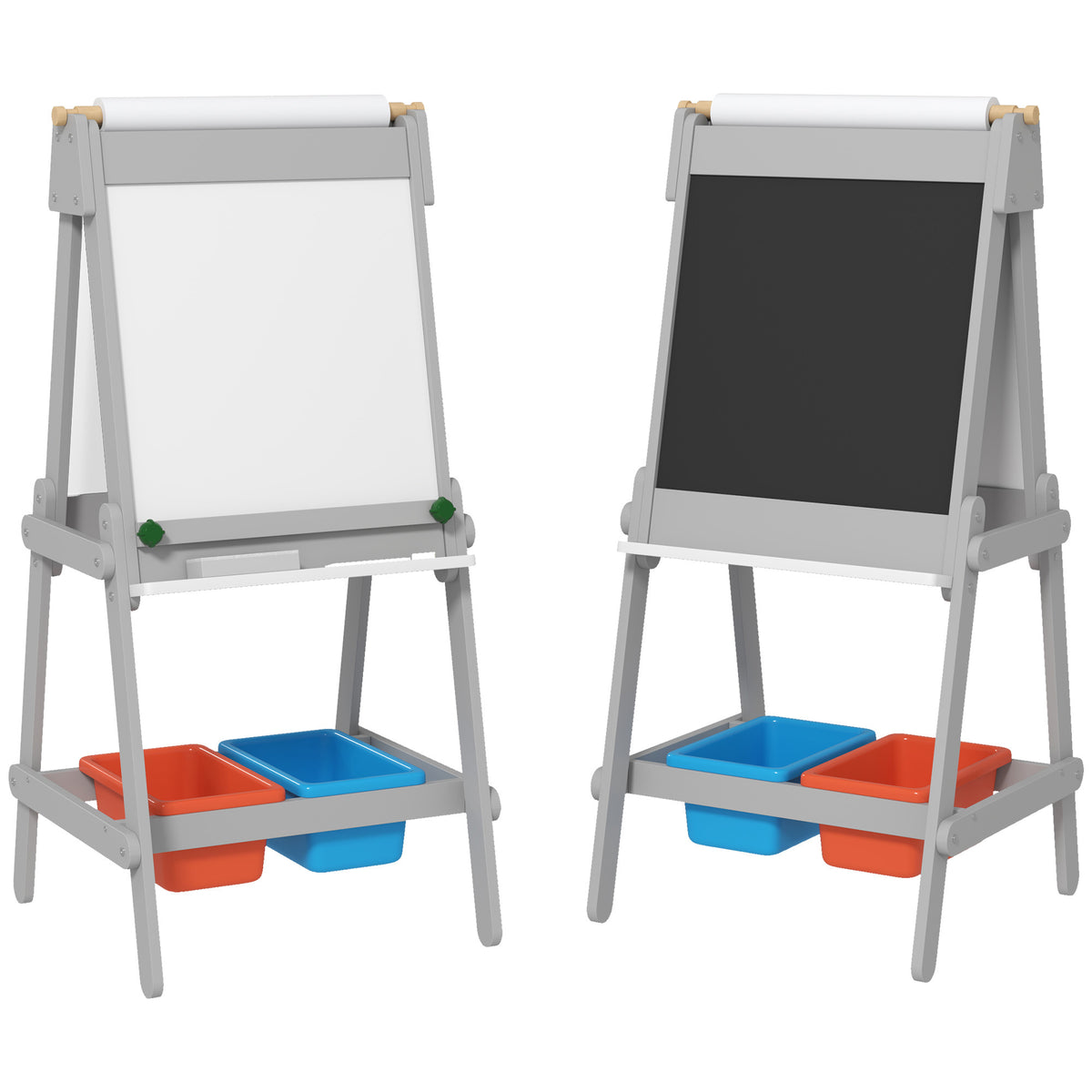 Caballete De Pintura Aiyaplay Mdf Gris 51x50x108 Cm_0