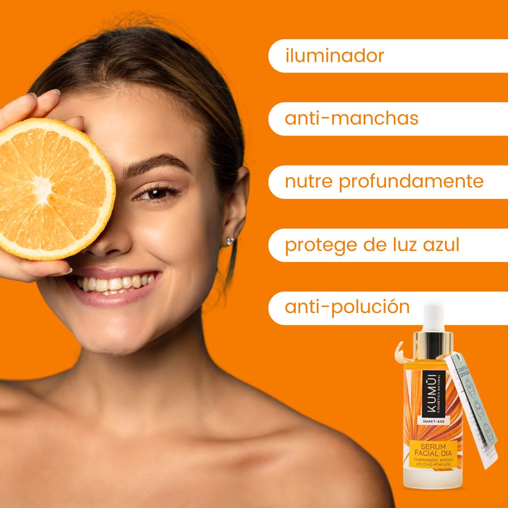 Serum Facial Dia Iluminador Antiox Vitamina C + E + Ferulic KUMUI 30ml_3