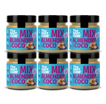 Pack crema de almendra y coco 6 uds The Nut Club 1200g_0