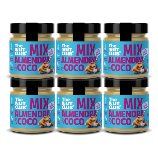 Pack crema de almendra y coco 6 uds The Nut Club 1200g_0