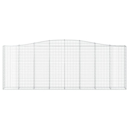 Cestas Gaviones 6 Uds Forma De Arco Hierro 400x30x140/160 Cm_3