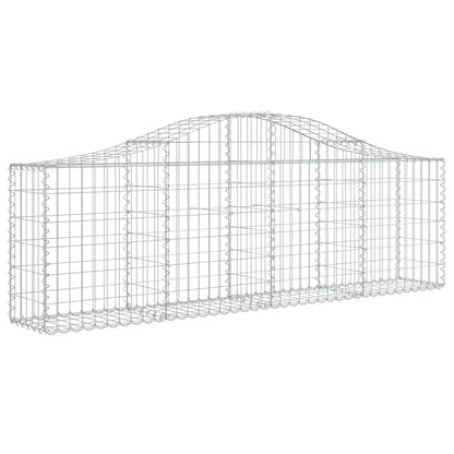 Cestas De Gaviones 8 Uds Forma De Arco Hierro 200x30x60/80 Cm_2