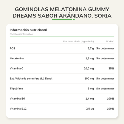 Información nutricional
