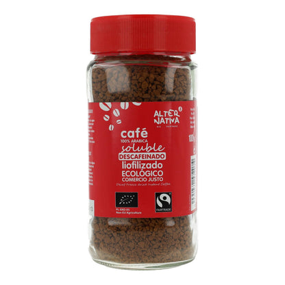 Café soluble Descafeinado Liofilizado Bio Alternativa, 100g