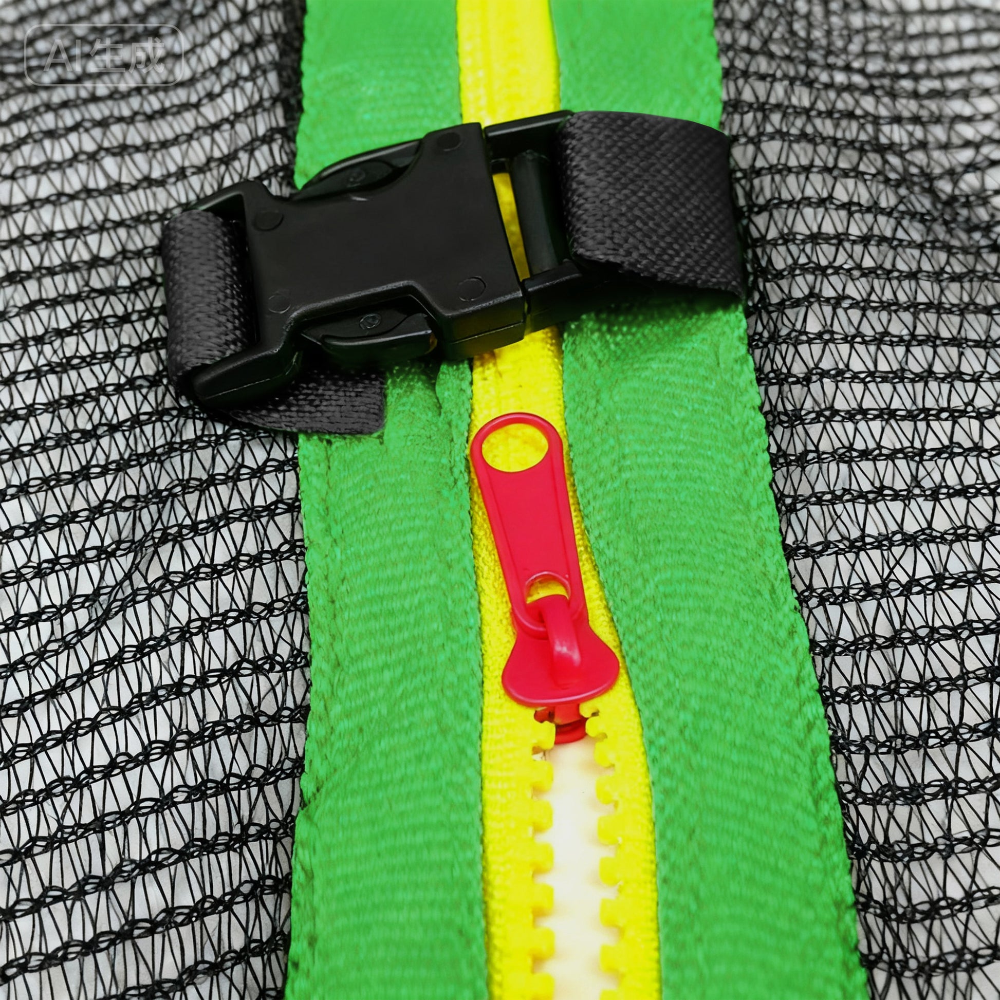 Sportnow Red De Seguridad Para Cama Elástica Ø305 Cm Verde_3