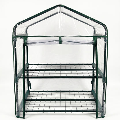 Invernadero De Jardín 2 Alturas Pvc Impermeable Nyana Garden 95x68x50cm_1