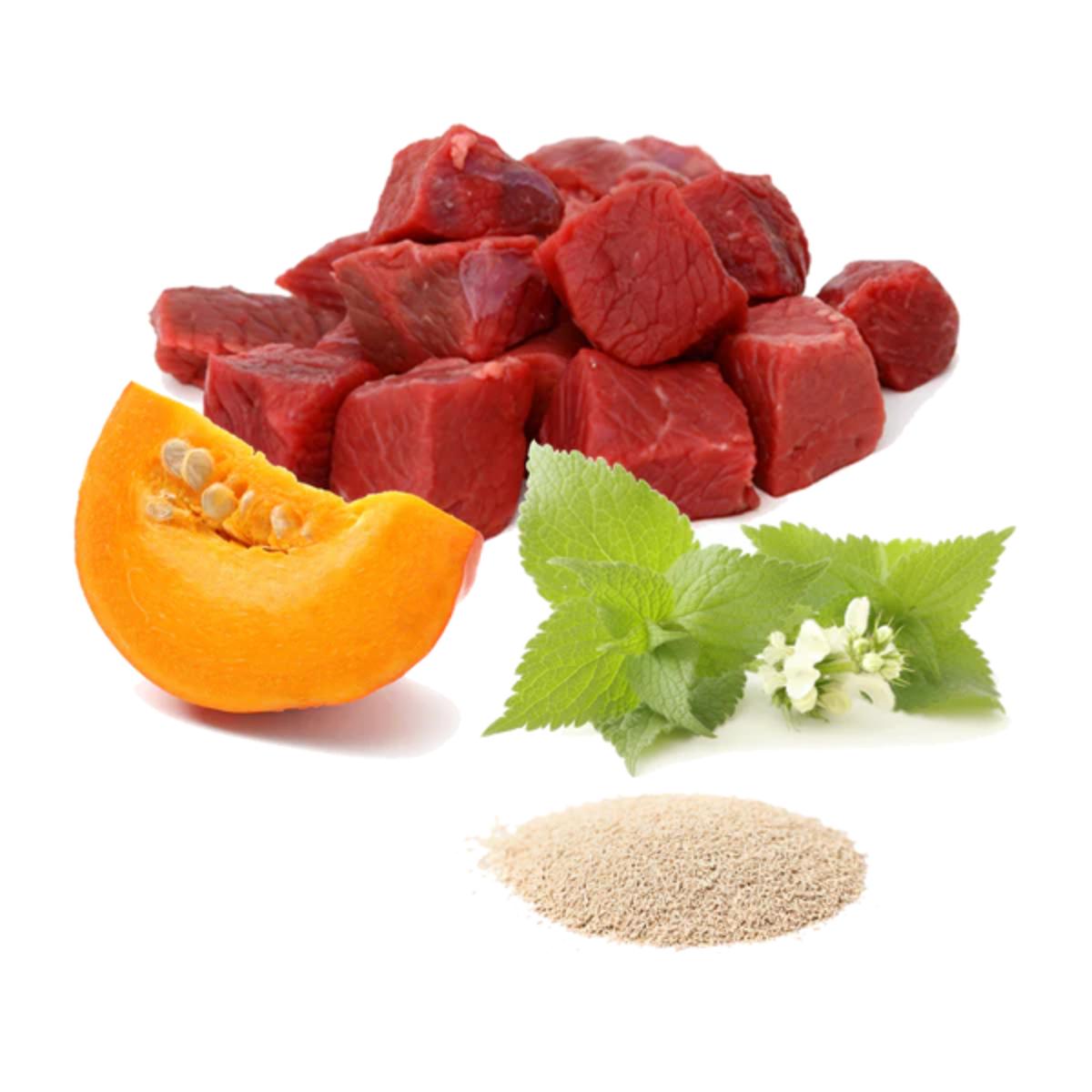 Pack Bigotes Felices (Vacuno) BIO Puromenu 6x100 g Comida húmeda Barf gatos