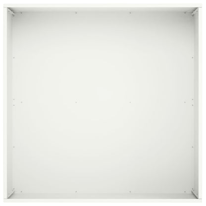 Macetero De Jardín Blanco 60 X 60 X 30 Cm_3