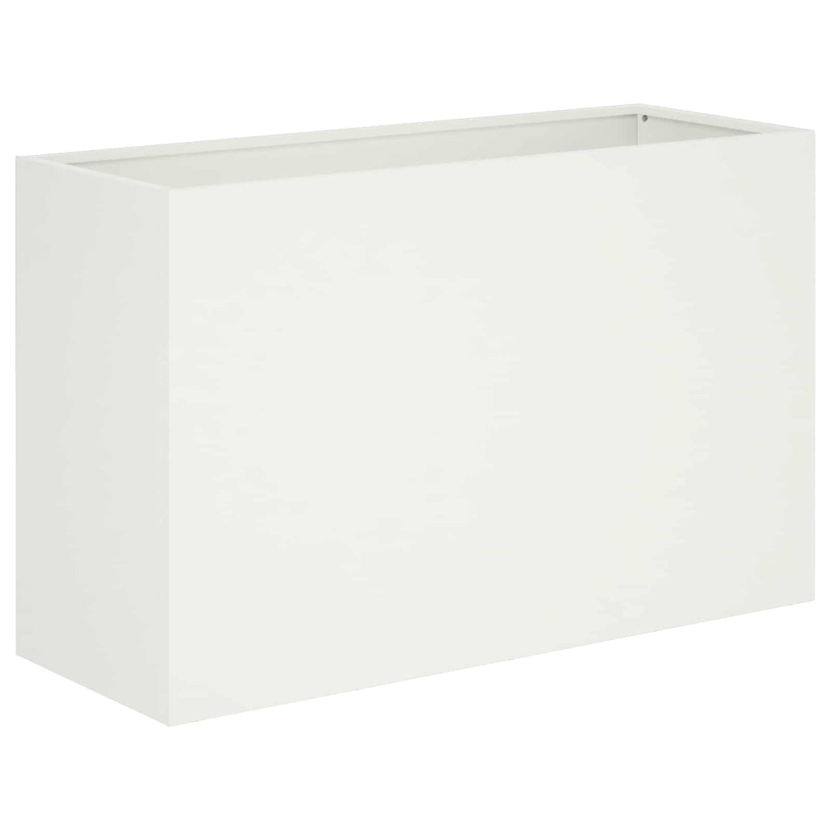 Macetero De Jardín 2 Uds. Blanco 80 X 40 X 50 Cm_2