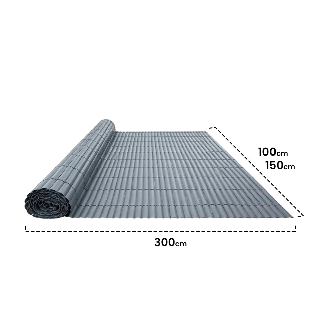 Cañizo Pvc Plasticane 1,5x3 M Forja Claro Nortene_1