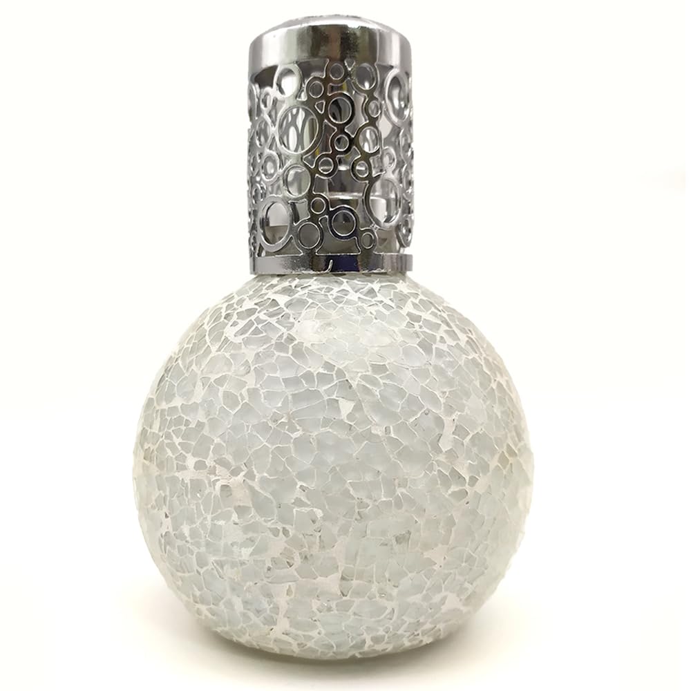 Lámpara Catalítica Mosaico Blanco + Fragancia Lavender Expression 200 Ml - Elimina Malos Olores, Impurezas Y Perfuma_1