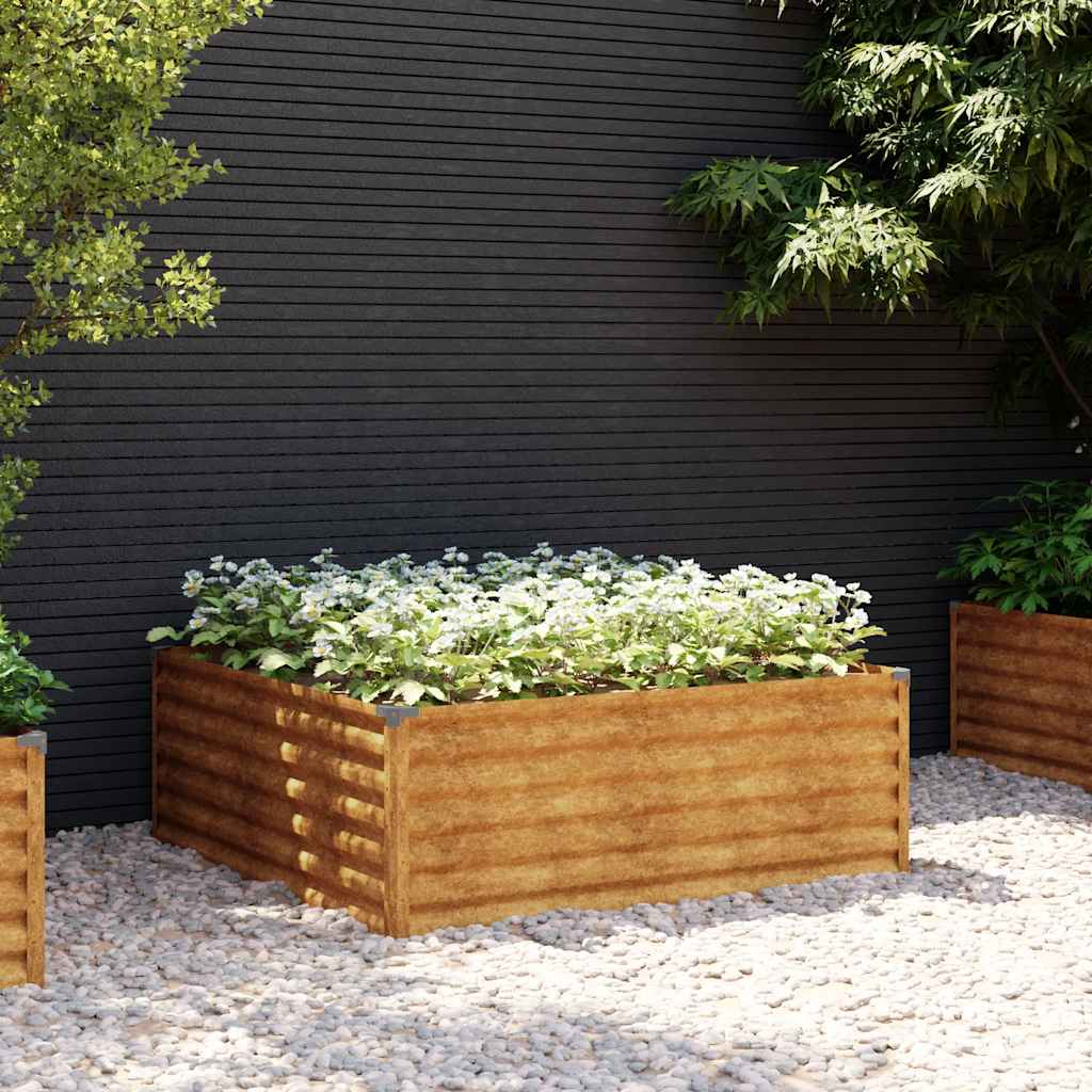 Jardinera Acero Corten 100x100x36 Cm_1