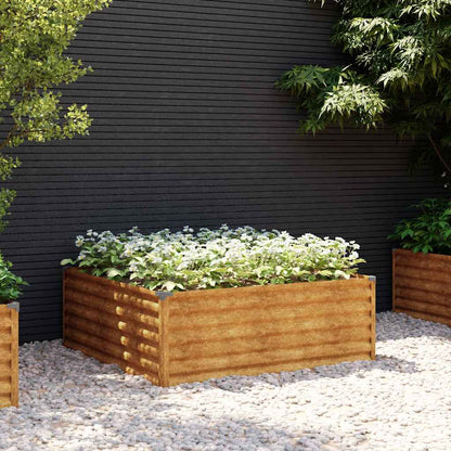 Jardinera Acero Corten 100x100x36 Cm_1