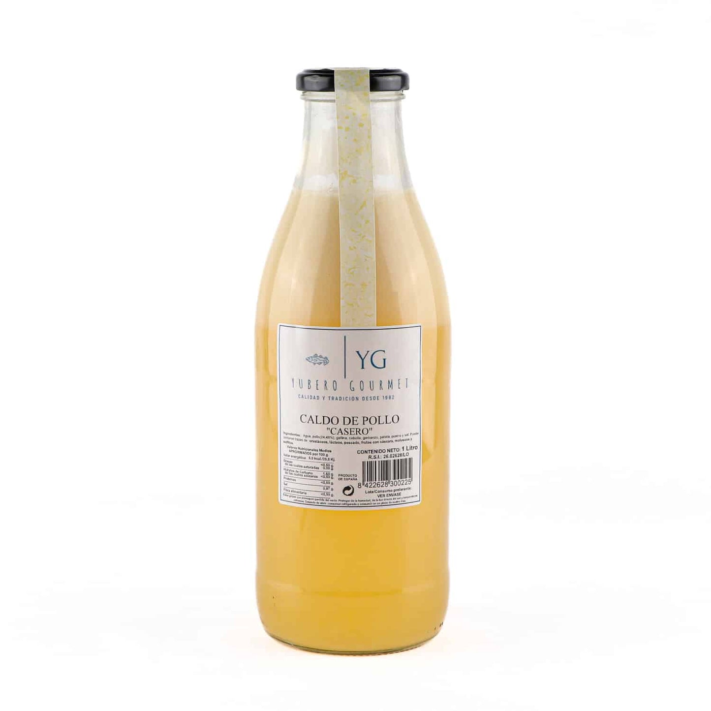 Caldo De Pollo Yubero Gourmet 785ml_0