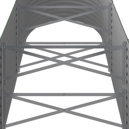 Jardinera Arriate Acero Galvanizado Verde 296x80x68 Cm_4