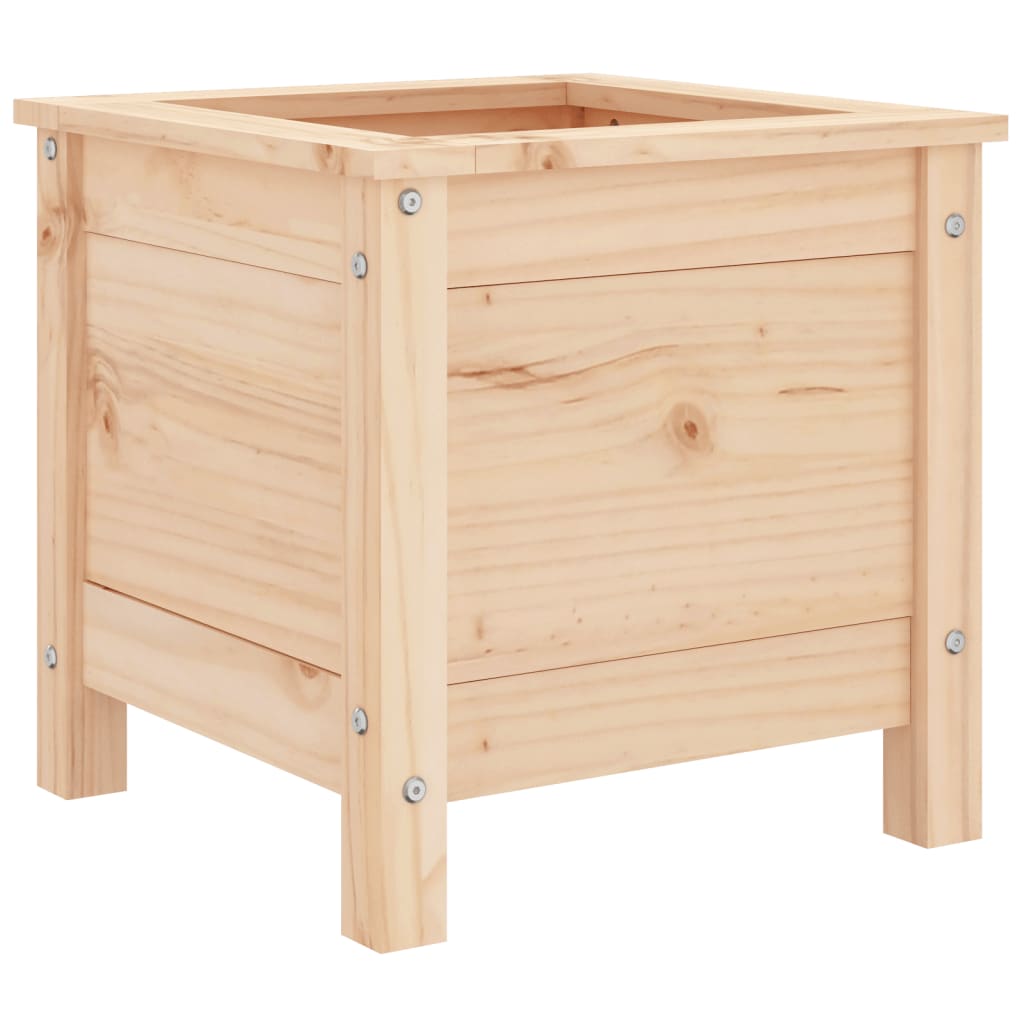Jardinera Madera Maciza De Pino 40x40x39 Cm_0